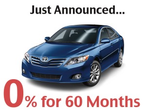 0% for 60 on 2011 Camry